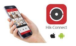HikVision HikConnect Logo and Phone Application