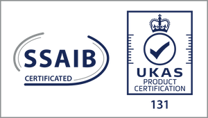 OC Services - SSAIB Certificated and UKAS Product Certificatation Logo